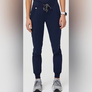 Navy Zamora Jogger Scrub Pants Small